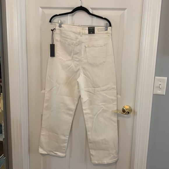 NWT Blank NYC The Baxter Ribcage Straight Leg White Button-fly Jeans size 30 - Picture 6 of 6
